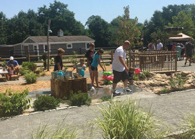 Charlie's Nature Play Family on Walkway