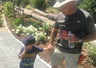 Charlie's Nature Play Grandfather and Grandson