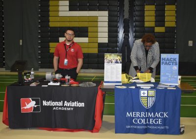 Advisors At National Aviation Academy & Merrimack College Booths