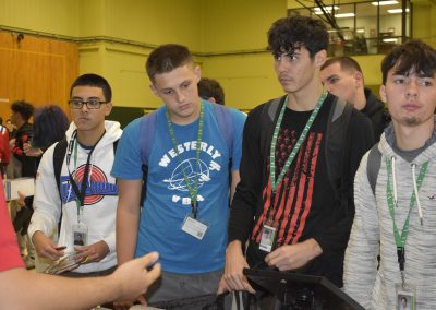 Students At National Aviation Academy Booth