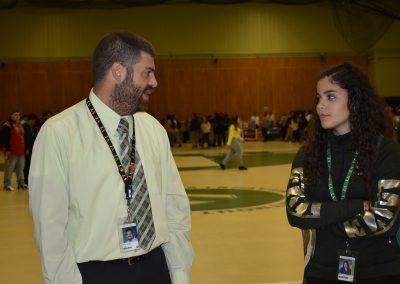 Mr. Silva Advising A Student