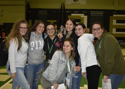 Group Photo Of Seniors at College Fair