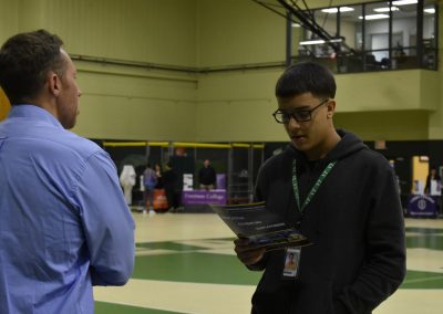 Student Reviewing Paper With Advisor