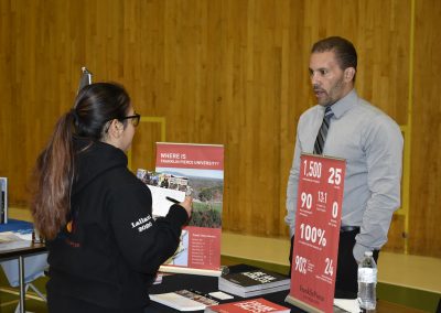 Franklin Pierce University Advisor Talking To Student