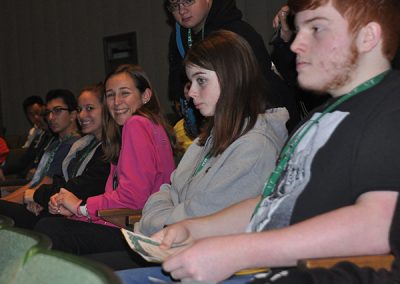 Students in the audience