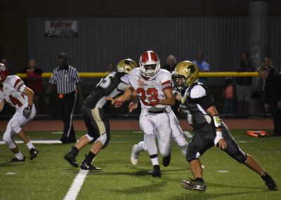 orr number 23 running toward receiver