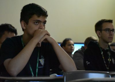 students focused