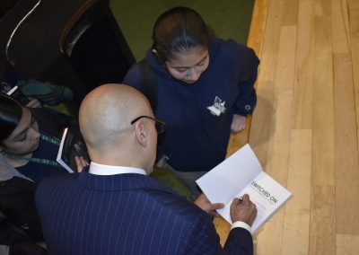 high angel signing students book