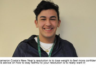 Cameron Costas New Years Resolutions