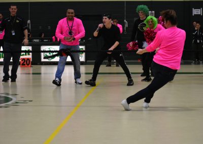 Staff tug of war