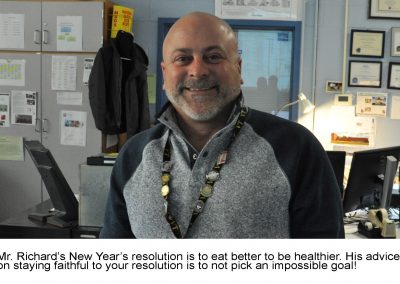 Mr Richards New Years Resolution