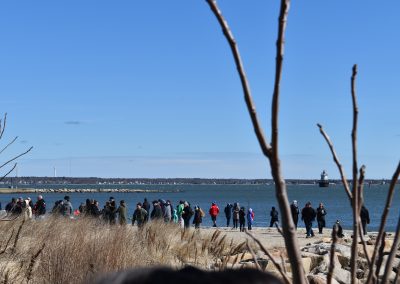 Far View Of Participants At East Beach