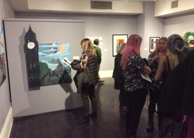 Teen Artist Internship art show