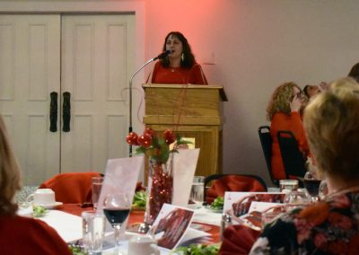 Head of YMCA Red Dress Event