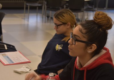Students listening