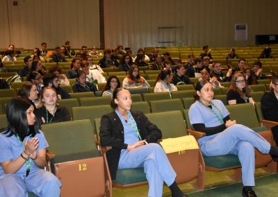 Renaissance Awards students listening