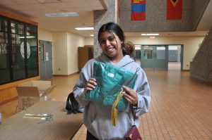 Student with Cap and Gown