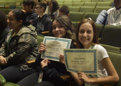 Chelsee and Abby Smile with Certificates