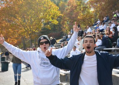 WS Two Students Cheering