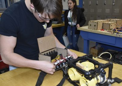 Jack working in shop