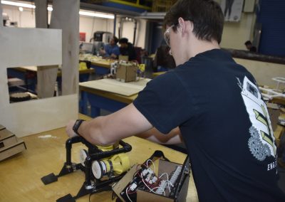 Jack working in shop