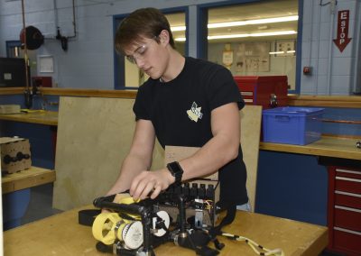 jack working in shop