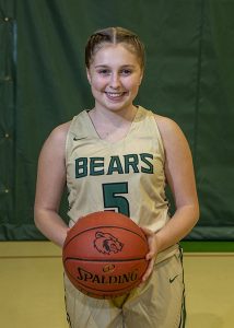 MS Girl Basket Ball Player with Basketball