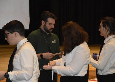Students Getting Bands