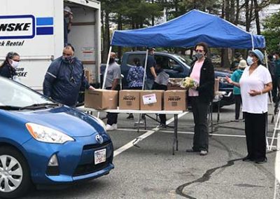 delivery of food to vets
