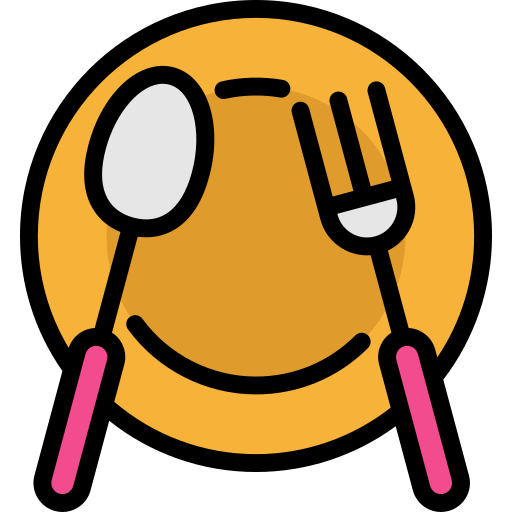 Food Smiley Plate Icon