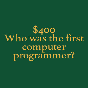 A4 - Notable firsts Lady Ada Lovelace