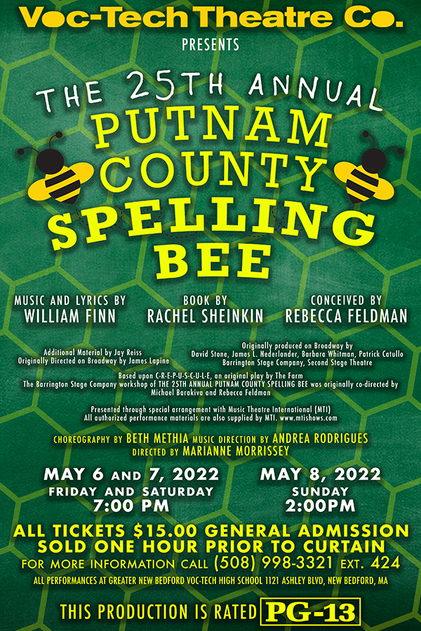 VTTC_SpellingBee22_poster_4x6 Poster for School Musical