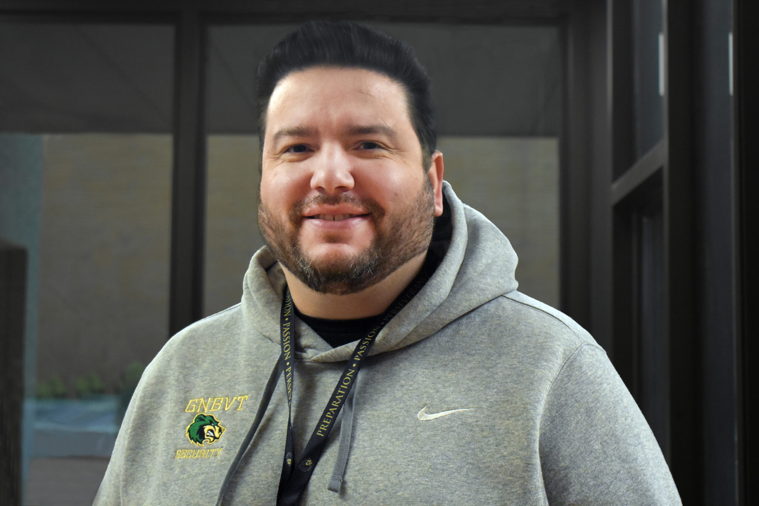 School Security Officer Smiling