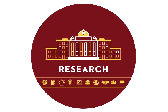 researchicon-870x580-removebg-preview red circle with a college in center with the words research below it